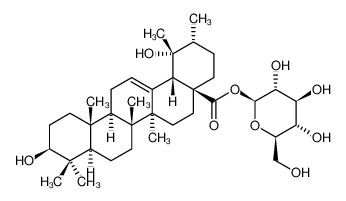 坡模酸-28-O-β-D-吡喃葡萄糖酯