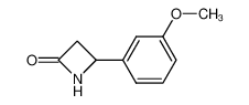4-(3-甲氧基苯基)氮杂环丁烷-2-酮