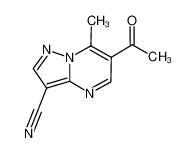 6-乙酰基-7-甲基吡唑并[1，5-a]嘧啶-3-腈