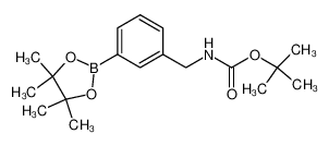 3-(4,4,5,5-四甲基-1,3,2-二氧硼杂环戊烷-2-基)苄基氨基甲酸叔丁酯
