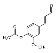 4-乙酰氧基-3-甲氧基肉桂醛