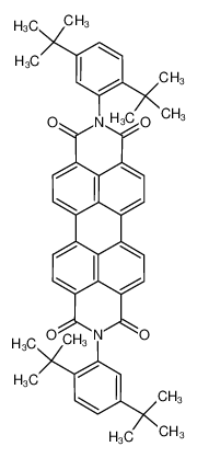 N-N'-双(2，5-二叔丁基苯基)-3，4，9，10-苝二甲酰亚胺染料
