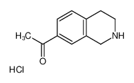 1-(1,2,3,4-四氢异喹啉-7-基)乙酮盐酸盐