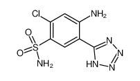 5-(2-氨基-4-氯-5-苯磺酰胺)-1H-四唑
