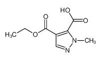4-(乙氧基羰基)-1-甲基-1H-吡唑-5-羧酸