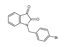 1-(4-溴苄基)吲哚-2,3-二酮