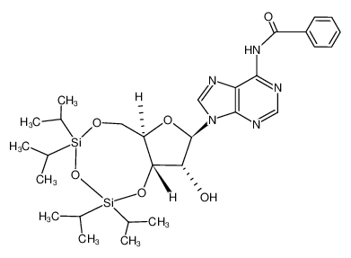 N-(9-((6aR,8R,9R,9aS)-9-羟基-2,2,4,4-四异丙基四氢-6H-呋喃并[3,2-f][1,3,5,2,4]三氧杂二硅杂环辛-8-基)-9H-嘌呤-6-基)苯甲酰胺