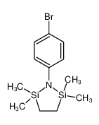 1-(p-溴苯基)-2,2,5,5-四甲基-1-氮杂-2,5-二硅杂环戊烷