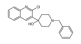3-(1-苄基-4-羟基哌啶-4-基)-2-氯喹啉
