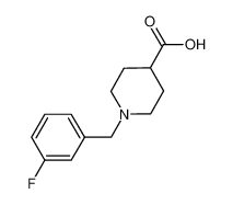 1-[(3-氟苯基)甲基]-4-哌啶甲酸