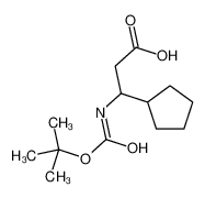 3-((叔丁氧羰基)氨基)-3-环戊基丙酸