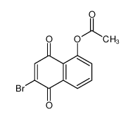 6-溴-5，8-二氧-5，8-二氢萘-1-基乙酸酯
