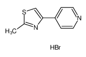 2-甲基-4-(吡啶-4-基)噻唑氢溴酸盐