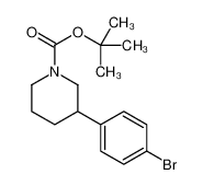 3-(4-溴苯基)哌啶-1-甲酸叔丁酯