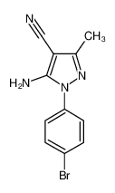 5-氨基-1-(4-溴苯基)-4-氰基-3-甲基-1H-吡唑