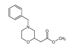 Methyl 2-(4-benzylmorpholin-2-yl)acetate