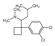 1-(3,4-二氯苯基)-N,N-二甲基-ALPHA-(2-甲基丙基)-环丁烷甲胺
