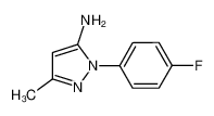 1-(4-氟苯基)-3-甲基-1H-吡唑-5-胺