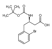 boc-(r)-3-氨基-4-(2-溴苯基)-丁酸