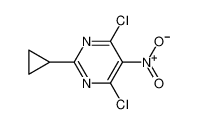 4，6-二氯-2-环丙基-5-硝基嘧啶