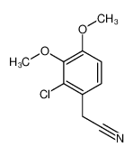 2-(2-氯-3,4-二甲氧基苯基)乙腈