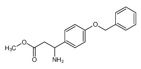 3-氨基-3-[4-(苯基甲氧基)苯基]丙酸甲酯