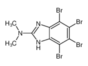 2-二甲基氨基-4,5,6,7-四溴苯并咪唑