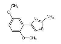 4-(2，5-二甲氧基苯基)噻唑-2-胺