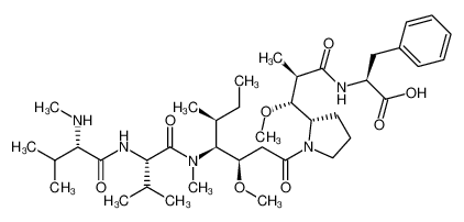 (S)-2-((2R,3R)-3-((S)-1-((3R,4S,5S)-4-((S)-N,3-二甲基-2-((S)-3-甲基-2-(甲胺基)丁酰胺基)丁酰胺基)-3-甲氧基-5-甲基庚酰)吡咯烷-2-基)-3-甲氧基-2-甲基丙酰胺基)-3-苯基丙酸