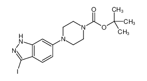 1-BOC-4-(3-碘-1H-吲唑-6-YL)哌嗪