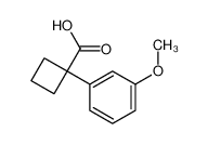 1-（3-甲氧基苯基）环丁烷-1-羧酸