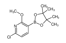6-氯-2-甲氧基-3-(4,4,5,5-四甲基-1,3,2-二氧硼杂环戊烷-2-基)吡啶