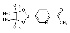 1-(5-(4,4,5,5-四甲基-1,3,2-二氧硼杂环戊烷-2-基)吡啶-2-基)乙酮