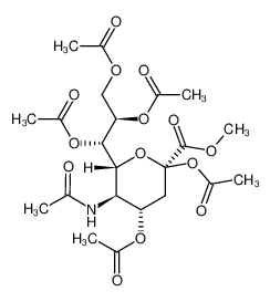 (1S,2R)-1-((2R,3R,4S)-3-乙酰氨基-4,6-二乙酰氧基-6-(甲氧基羰基)四氢-2H-吡喃-2-基)丙烷-1,2,3-三基 三乙酸酯