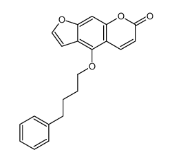 4-(4-苯基丁氧基)-7H-呋喃并[3,2-g]苯并吡喃-7-酮