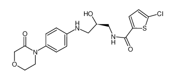 5-氯-N-[(2R)-2-羟基-3-[[4-(3-氧-4-吗啉基)苯基]氨基]丙基]-2-噻吩甲酰胺