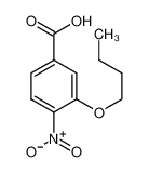 3-丁氧基-4-硝基苯甲酸