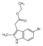 2-(5-溴-2-甲基-1H-吲哚-3-基)乙酸乙酯