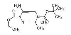 3-氨基-6，6-二甲基-吡咯并[3，4-c]吡唑-2，5(4H，6H)-二羧酸 5-(1，1-二甲基乙基) 2-乙酯