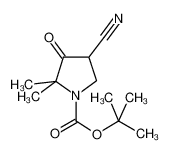 4-氰基-3-羟基-2,2-二甲基-2,5-二氢-1H-吡咯-1-羧酸叔丁酯