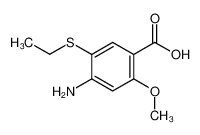 2-甲氧基-4-氨基-5-乙硫基苯甲酸