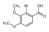 2-溴-3,4-二甲氧基苯甲酸