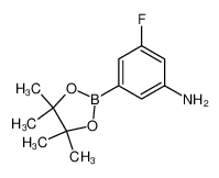 3-氟-5-(4，4，5，5-四甲基-1，3，2-二氧硼杂环戊烷-2-基)苯胺