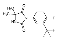3-(4-氟-3-(三氟甲基)苯基)-5，5-二甲基咪唑烷-2，4-二酮