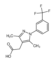 2-{3，5-二甲基-1-[3-(三氟甲基)苯基]-1H-吡唑-4-基}乙酸