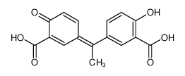 5-[1-(3-羧基-4-氧-2,5-环己二烯-1-烯)乙基]-2-羟基苯甲酸 [用于铝的比色测定]