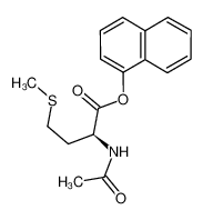 (S)-萘-1-基 2-乙酰氨基-4-(甲硫基)丁酸酯