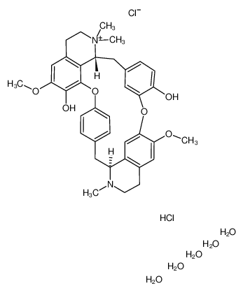 氯化筒箭毒碱 五水合物