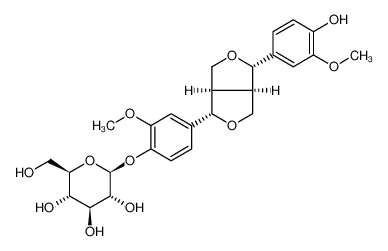 松脂醇-4-O-BETA-D-吡喃葡萄糖苷