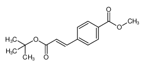 methyl (E)-4-(3-(tert-butoxy)-3-oxoprop-1-en-1-yl)benzoate